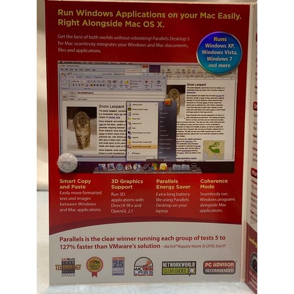 Parallels Desktop 5 for Mac Software - Run Windows On your Mac Without Rebooting - Picture 7 of 8